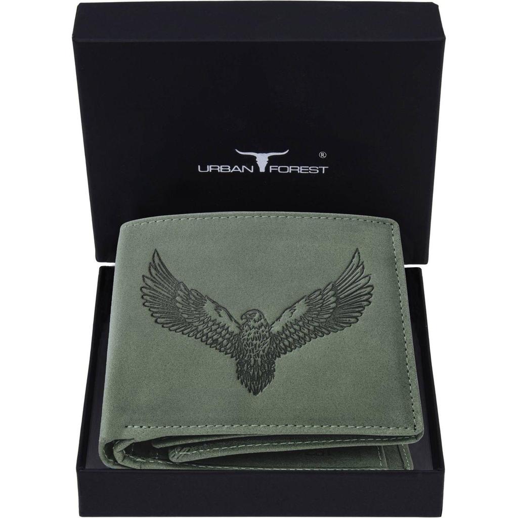 Lässige, formelle und trendige RFID-Geldbörse aus echtem Leder für Herren – normale Größe  (6 Kartenfächer)