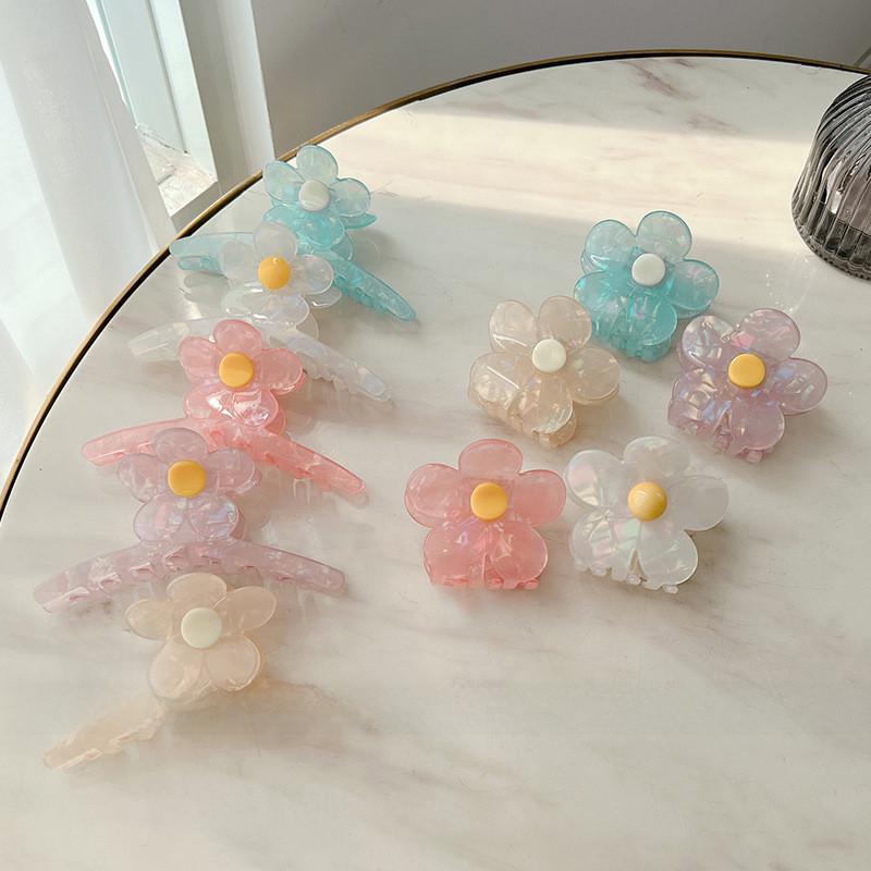 Charming Handcrafted Floral Hair Claw Clip For Women In Beautiful Colors
