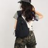 Chest Bag Women's Multifunctional Shoulder Crossbody Bag Lightweight Water-repellent Nylon Bag
