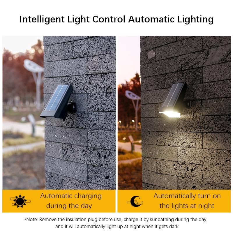 10 LEDs Solar Spotlight Outdoor, 180° Adjustable Waterproof & Anti - Aging Ground/Wall Mount, for Garden Yard Landscape Lighting