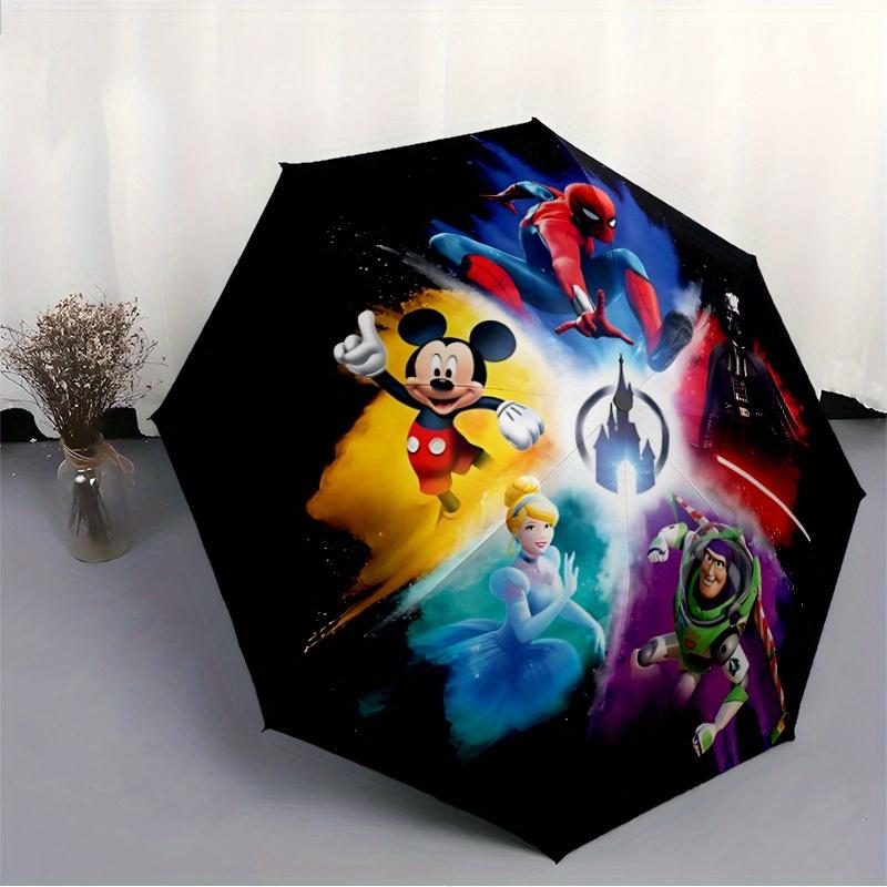 1pc Disney Characters Automatic Umbrella 8-Bone Design Compact Gear for Outdoor Travel,Perfect Gift for Friends' Birthdays Y250813045