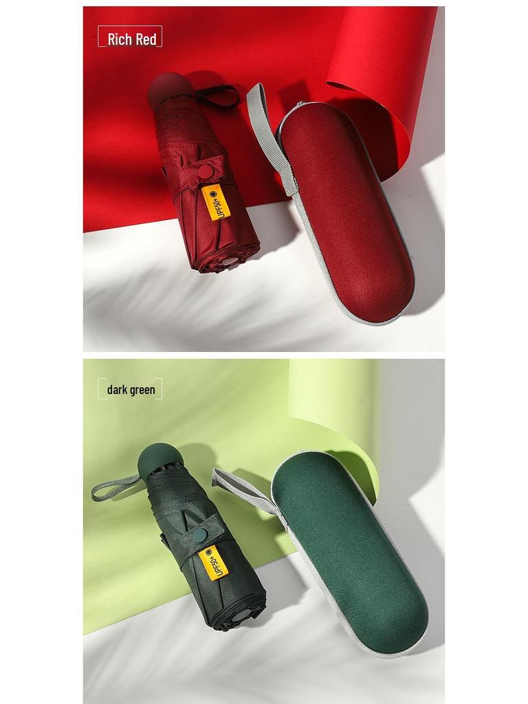 Högkvalitativt Damparaply med Kompakt UV-skydd och Fällbar Design