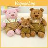 Latzhose Teddybär Schwein Plüschtier Stofftier Puppe Geschenk Kinder