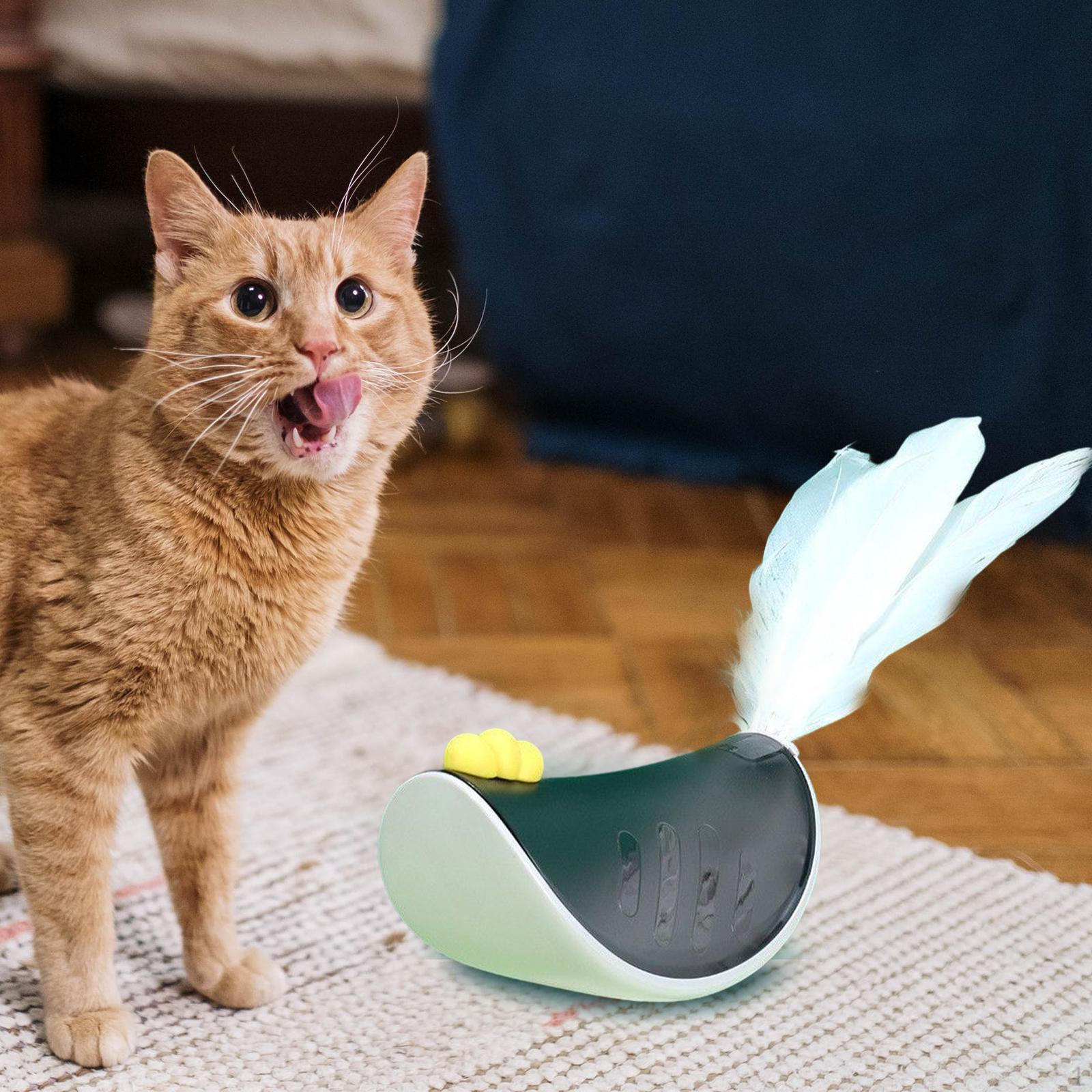 Interactive Pet Treat Dispenser Toy for Cats And Dogs Grey