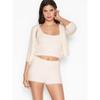 Women ~ Wei * Mi Furry Sleeveless Vest Elastic Waist Shorts Set