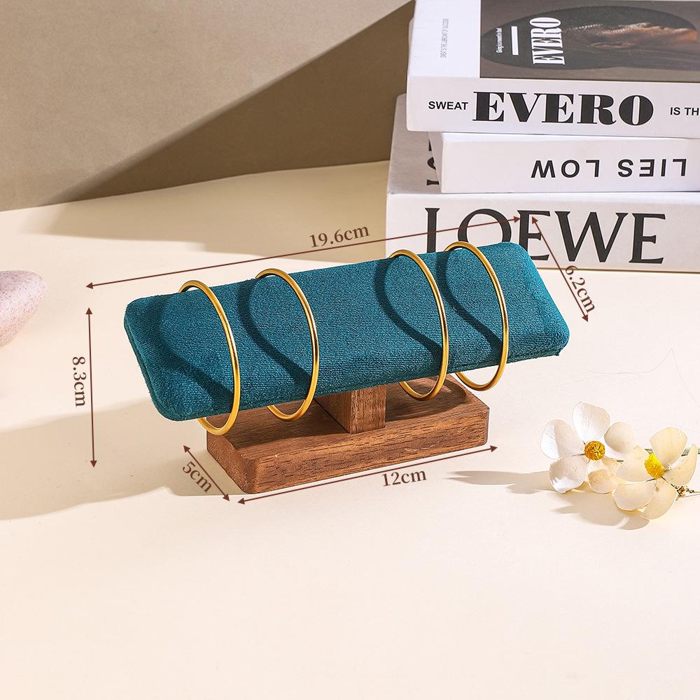 1pc Fashion Wooden Bracelet Jewelry Display Stand Necklace Bangles Watch Storage Rack Holder