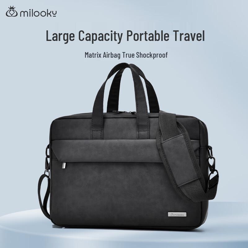 Milooky Business Commute Laptop Shoulder Bag