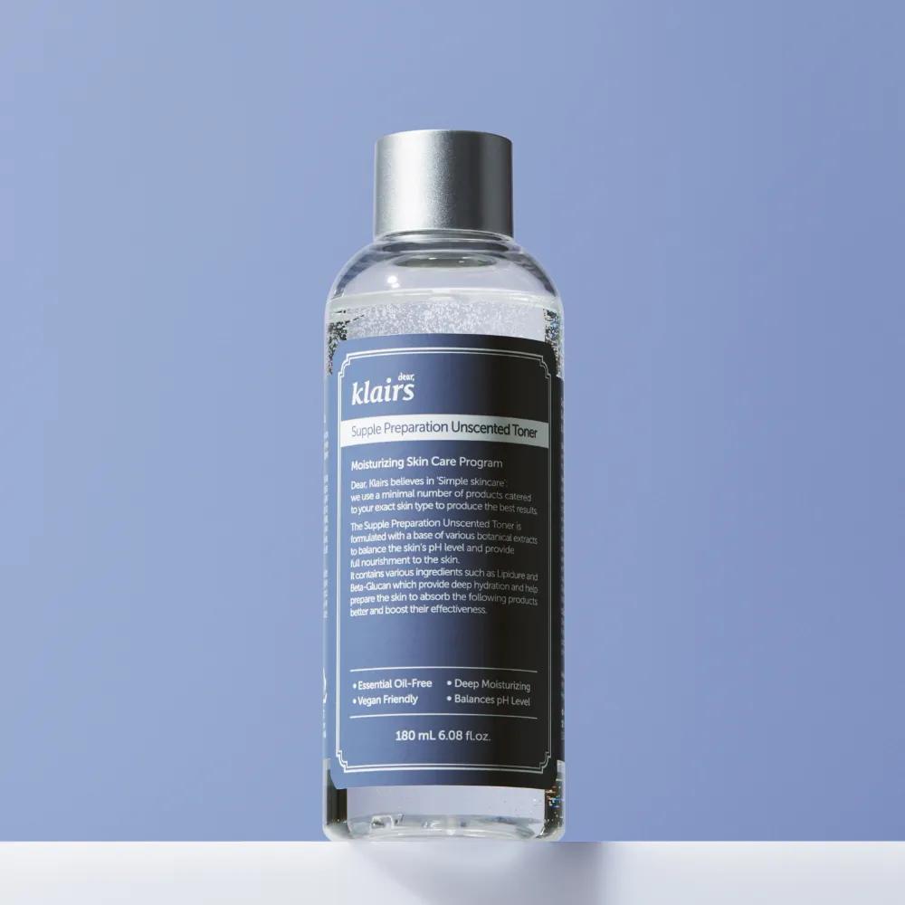 dear, klairs Supple Preparation Unscented Toner 180ml