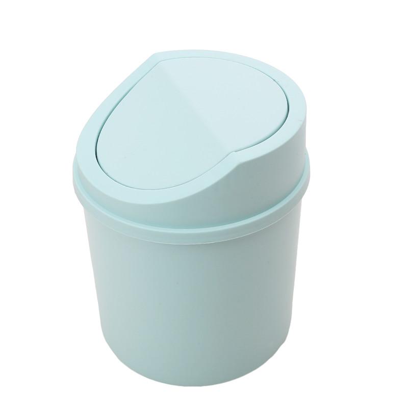 1 Stück Mini Tischmülleimer mit Deckel PP Papierkorb für Zuhause Büro Schreibtisch Abfalleimer Müllkorb Zubehör