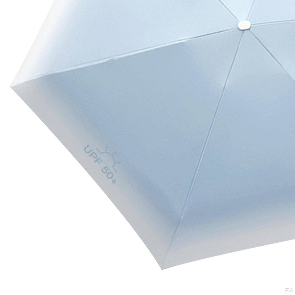Compact Travel Umbrella Folding Sun Protection Umbrellas for Rain Camping