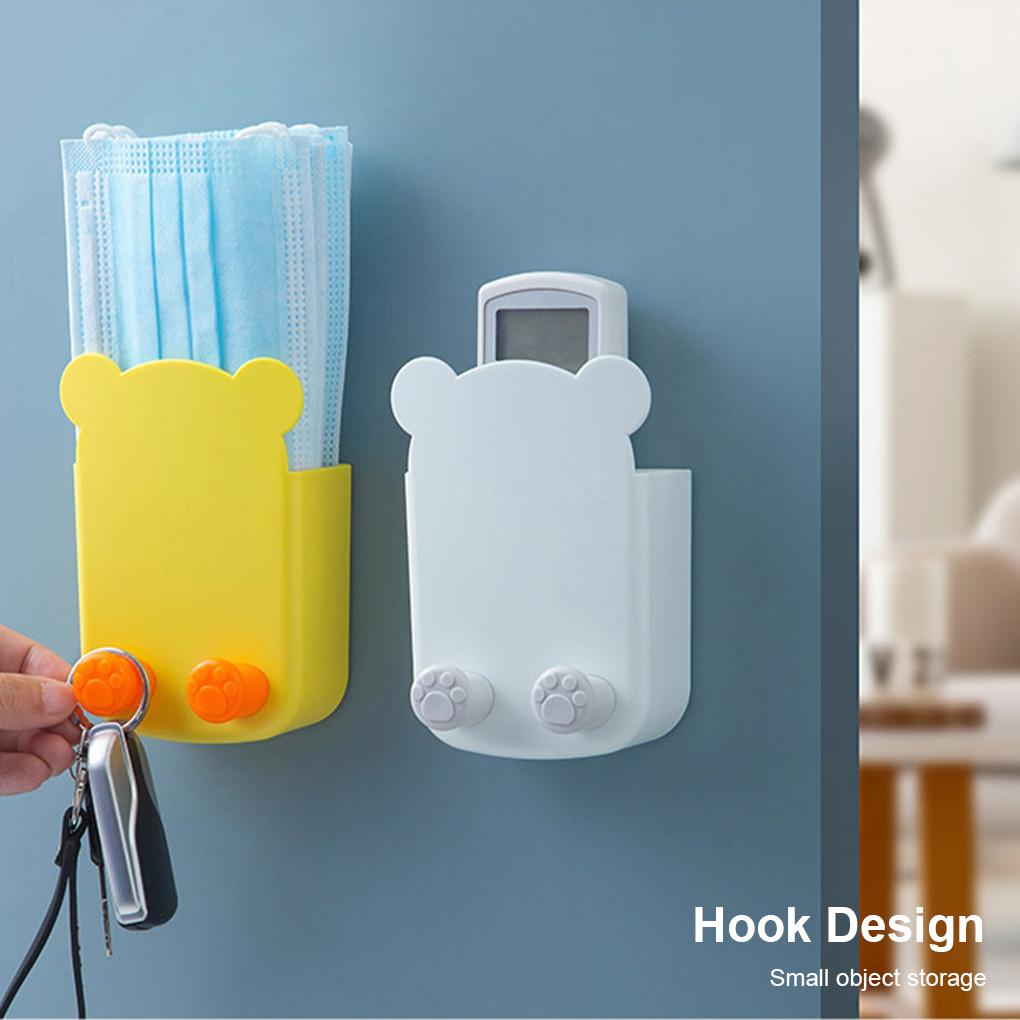 Air Conditioner Remote Control Smartphone Organizer Living Room Bedroom Kitchen Adhesive Controller Holder Space Saving