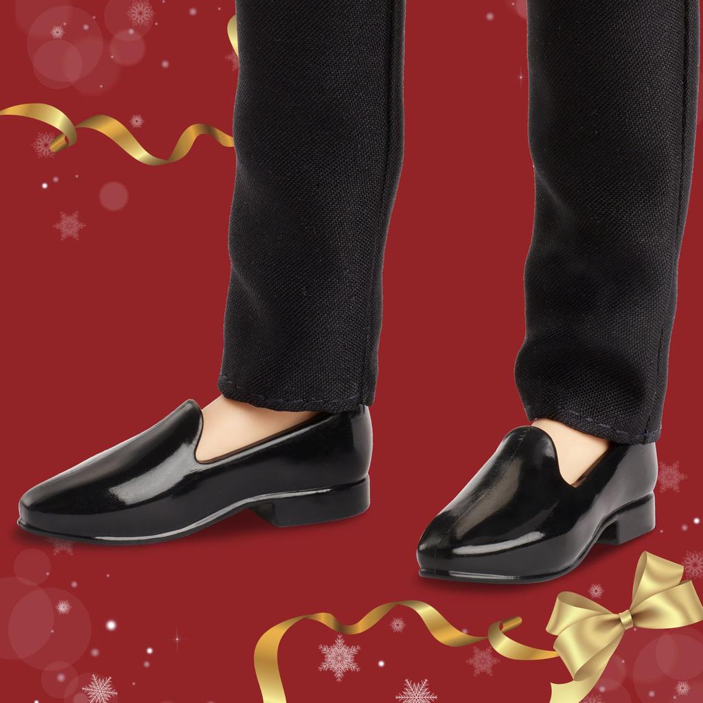 Barbie Holiday Ken Black Hair Signature BLACK Doll House for Pretend Play Ages 6 and JGN83 Dress-Up Up, Gold,