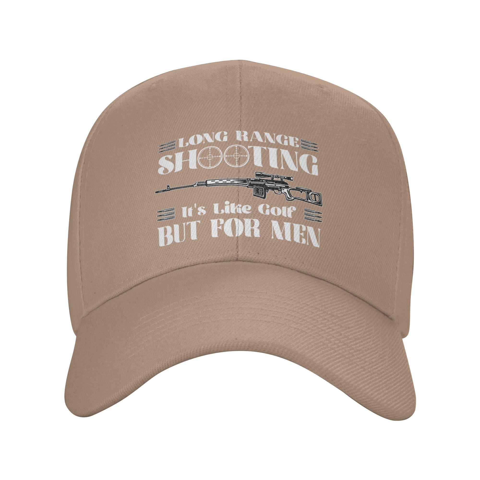 

Long Range Shooting It s Like Golf But For Men Sun Baseball Cap Summer Fashion Hip Hop Hats For Men Sports Snapback Cap One Size