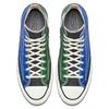 JW Anderson X Converse 1970s Comfortable and Versatile High-Top Canvas Shoes Unisex Blue Green