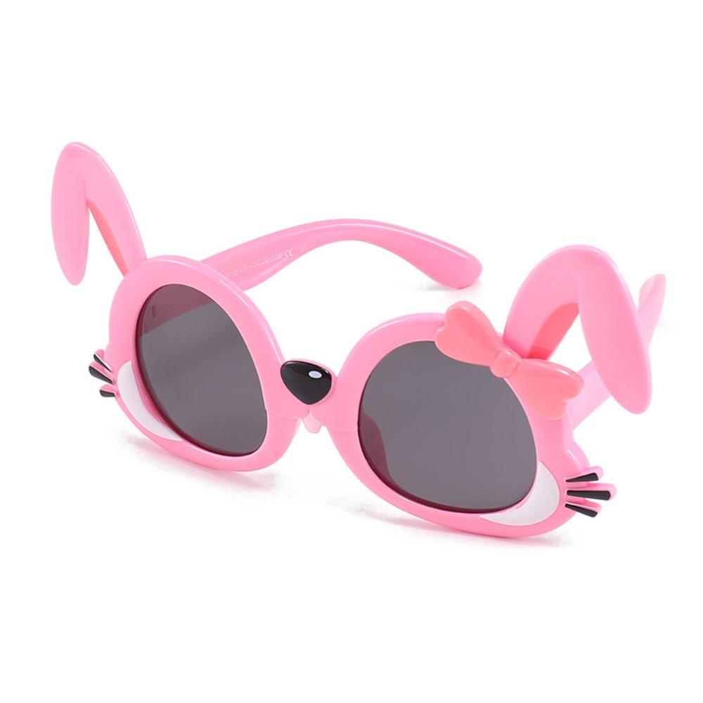 Small Rabbit Sunglasses for Girls Cartoon Children's Fashion Sunglasses Baby Po Cute Super Cute Sunglasses