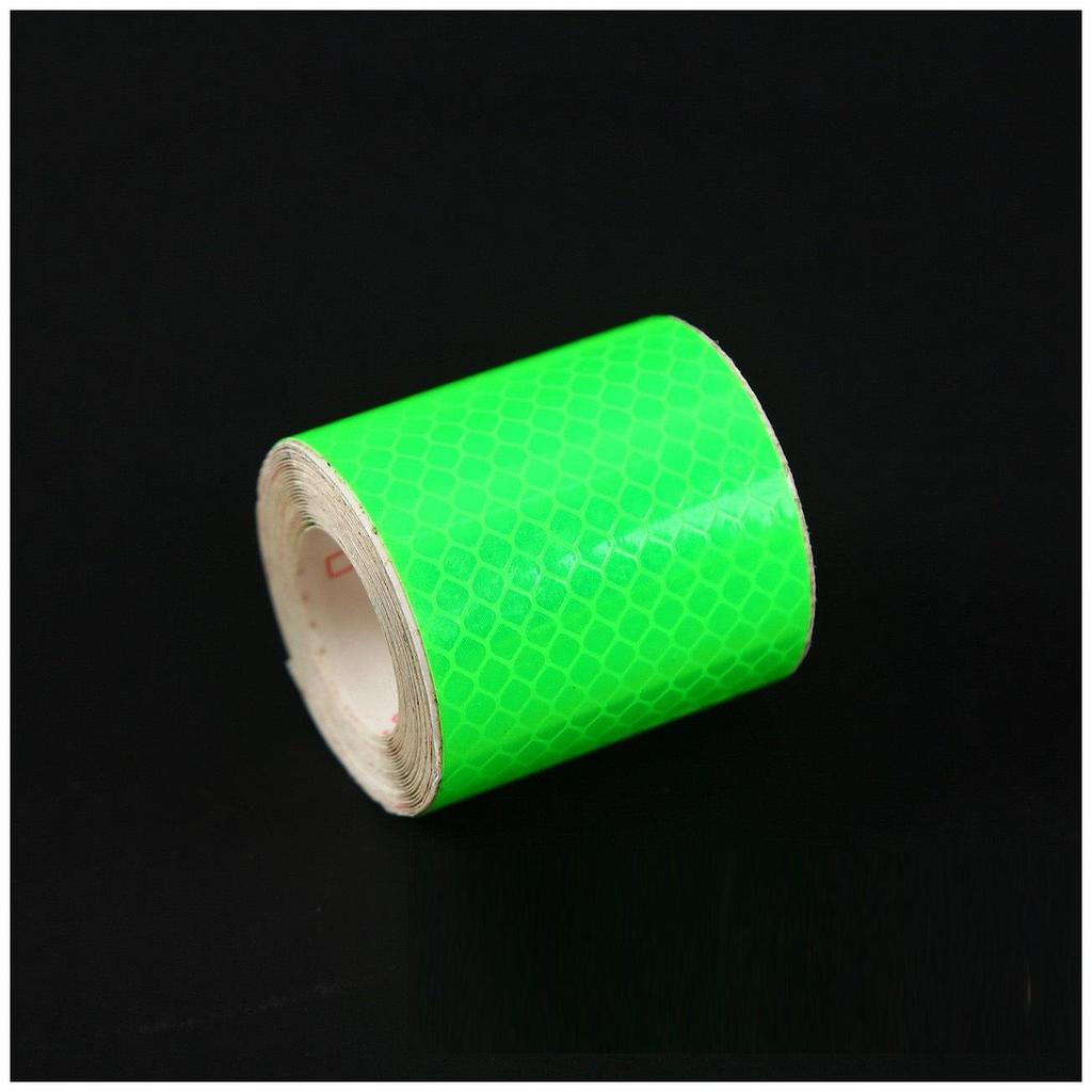 Tri-Color Reflective Crystal Grid Tape for Cars, Bikes, and Motorcycles