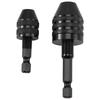 A95I-2Pcs Hex Shank Keyless Drill Chuck, Screwdriver Converter Drill Adapter Quick Change Drill Bits Tool(0.6-8Mm, 0.3-3.6Mm)