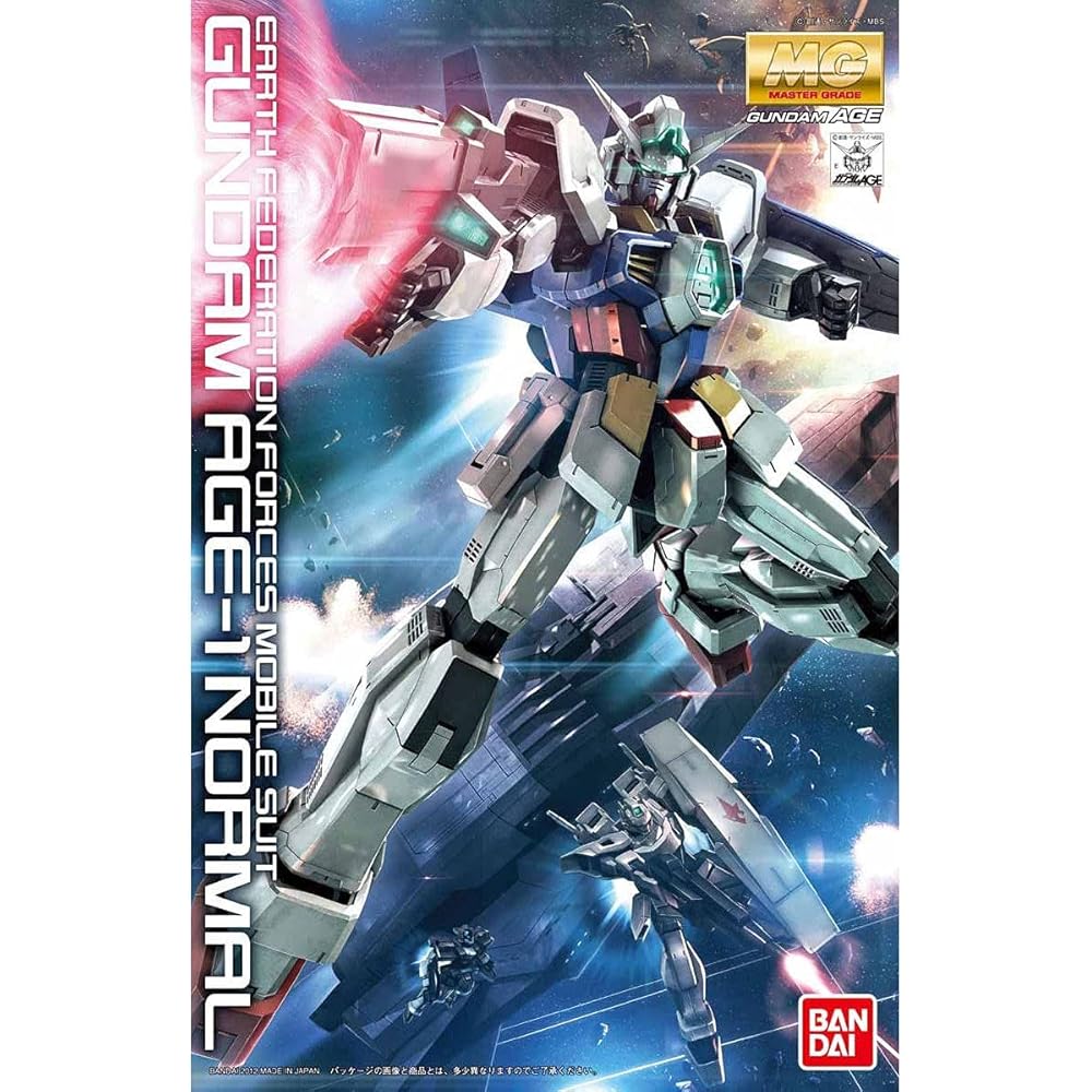 Bandai Spirits MG Gundam AGE-1 Normal 1/100 Scale Color-Coded Plastic Model Kit