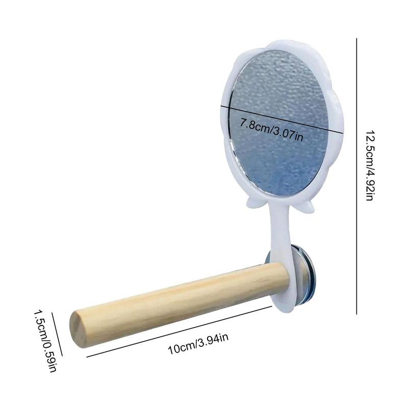 Bird Cage Mirror Birds Toys For Cage Interactive Play Toys Bird Mirror Standing Stick Birds Toys For Parrot Parakeet Budgies