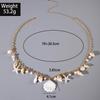 Holiday Style Sexy Rice Bead Waist Chain Set, Ladies Beaded Shell Beach Body Chain