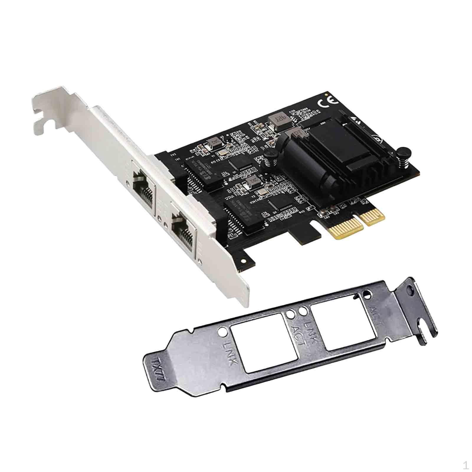 

Порт Gigabit PCIe Network Card, 1000M Ethernet Adapter, два порти 82575/82576 два, NIC LAN 2.5G