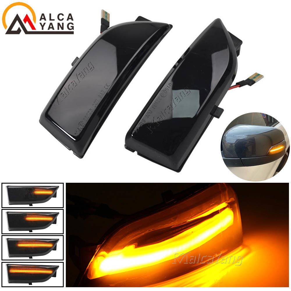 LED Dynamic Turn Signal Side Mirror Blinker Indicator Light for Ford Everest 2015-2019 Ranger T6 Raptor Wildtrak