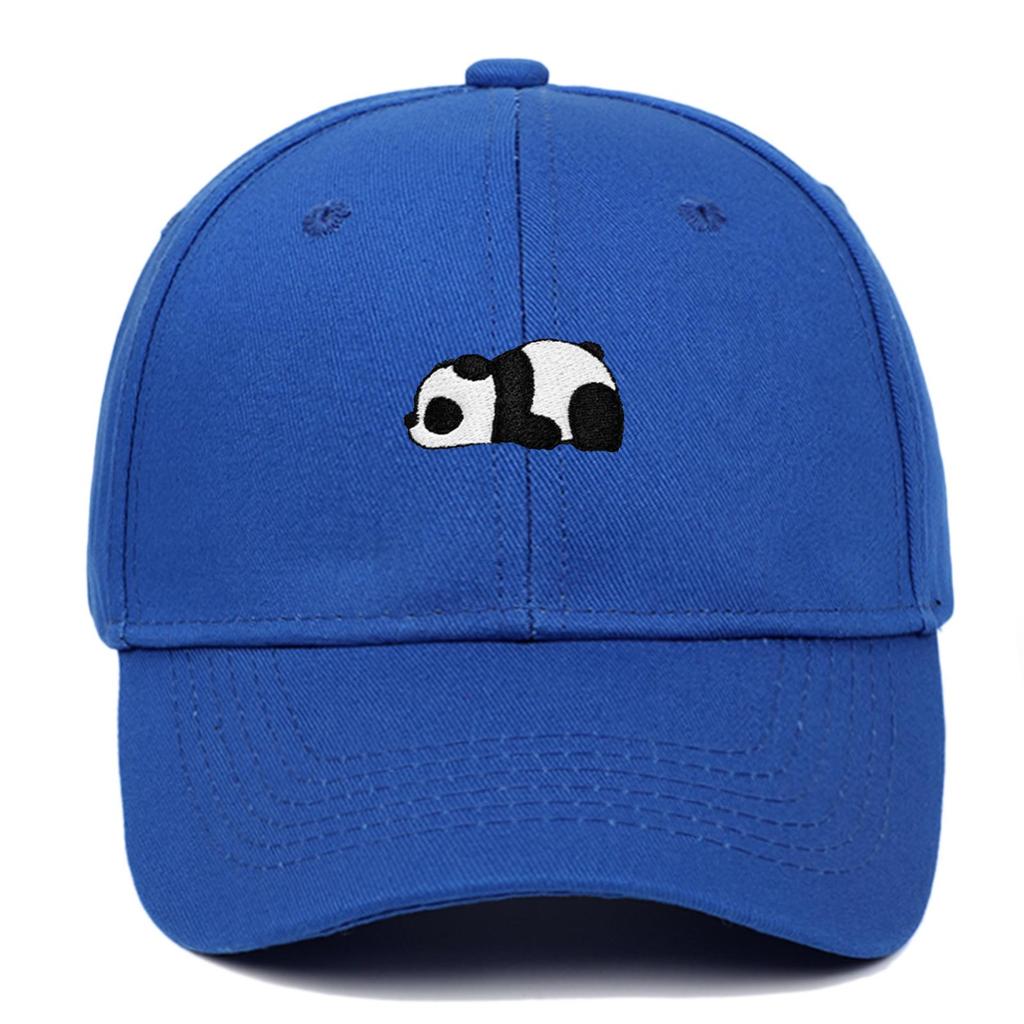 Panda Embroidery Baseball Cap - Unisex Summer Sports Hat, Custom Logo, Various Colors