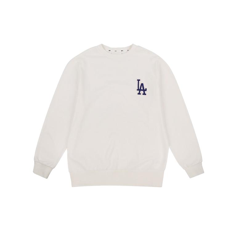 MLB Sweatshirts Unisex White Crew Neck Moderate Regular 31MT01941-07I S