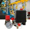 Pressure Valve Switch 4 Holes Manifold Relief Regulator Gauges Air Compressor Accessories
