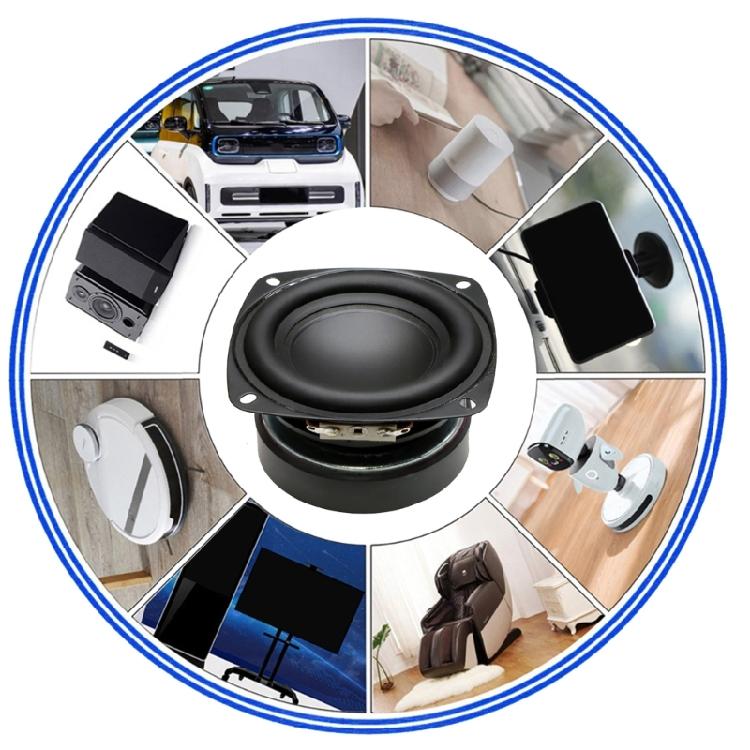93mm R Enhanceds Bass Bluetooth-compatible Speaker 3.5Inch Metal Frame 30W Output 4Ohm Stability