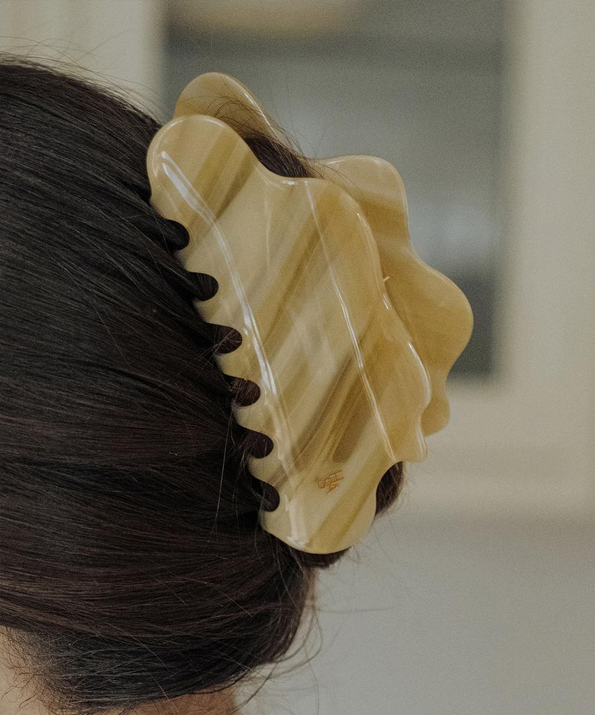 Has Hml006 Marble Wave Hairclip