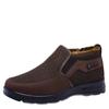 New Old Beijing Cloth Shoes Men's Cotton Shoes Winter Middle-aged and Elderly Thickened Velvet Warm Casual Shoes Large Size Non-slip Soft Sole