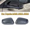 Carbon Fiber Side Rearview Mirror Cap Cover Trim For Toyota BZ4X   2024