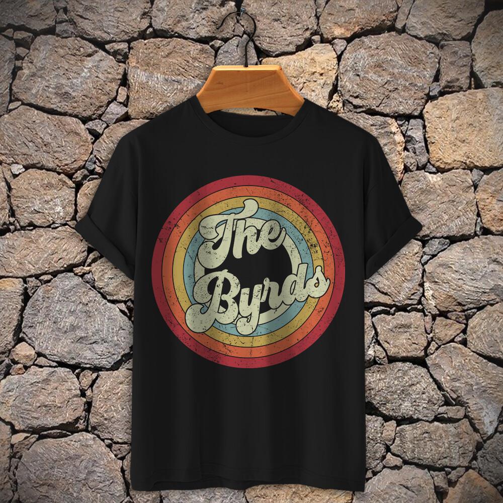 Rock Band The Byrds Shirt Mr. Tambourine Man Turn! Turn! Turn! Eight Miles High S