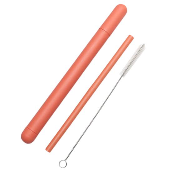 Reusable Milk Straw Straight Tube Rounded Mouth Stir