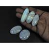 275Cts. Natural Rainbow Moonstone Oval Cabochon Loose Gemstone 5Pcs Lot C-687
