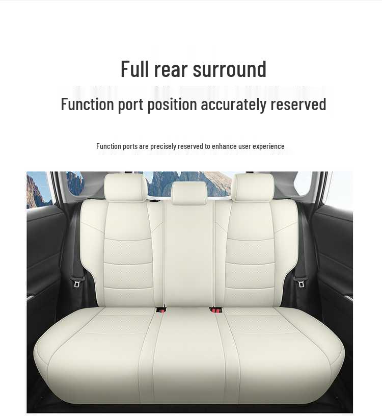 2025 Toyota bz5 Full Coverage Perforated Leather Seat Cover - Universal Four Seasons Cushion