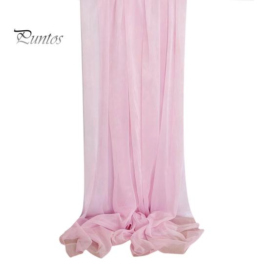 Heat Resistant Table Runner Sheer Flowing Runner, Chiffon Wedding Elegant Solid Color Durable for Dining Home Bridal Shower Party Decor Decorative