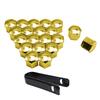 Juego de 20 Piezas 17 19 21 mm Tapas para Tuercas de Rueda de Coche Tapa Protectora para Tornillo de Cubo de Rueda de Coche Tapones para Pernos Llantas Accesorios Exteriores para Coche Cubierta Antipolvo Antioxidante