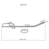 Long Hollow Urethral Rod Stainless Steel Masturbation Device Sex Tool Penis Plug Urethral Stimulator Sounding Urethral   Slave
