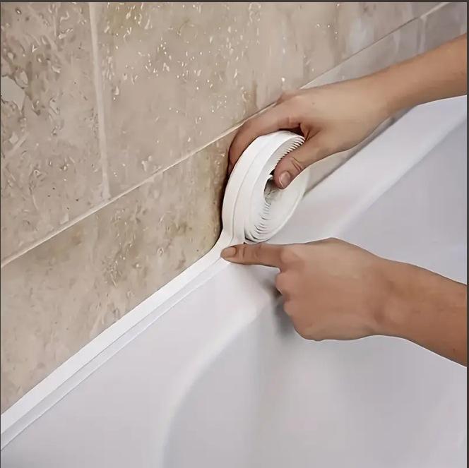 Self-Adhesive Decorative Seam Strip for Kitchen, Stove, Toilet, and Washbasin Edges