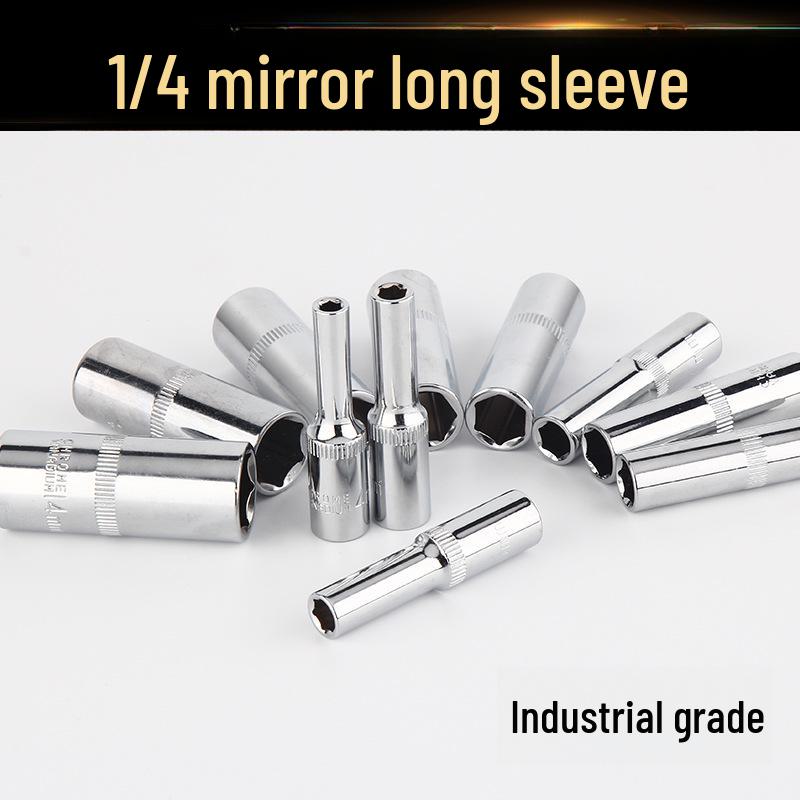 Green Forest 6.3mm Hexagonal Socket/Wrench Sleeve Set with 1/4 Socket Head Ratchet Wrench.