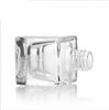 New Design 10ML  Empty Luxury Glass Square Nail Polish Bottle With Brush