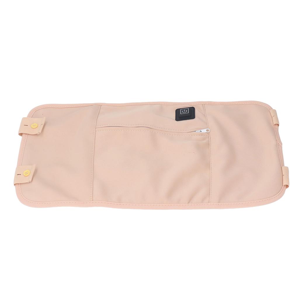 3pcs Heating Castor Oil Pack Kit Reusable Waterproof Adjustable Elastic Band Cotton Flannel Castor Oil Chest Pack for Liver Detox