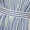 ZANZEA Rochie de vară casual pentru femei, cu gât rotund, mânecă scurtă și dungi