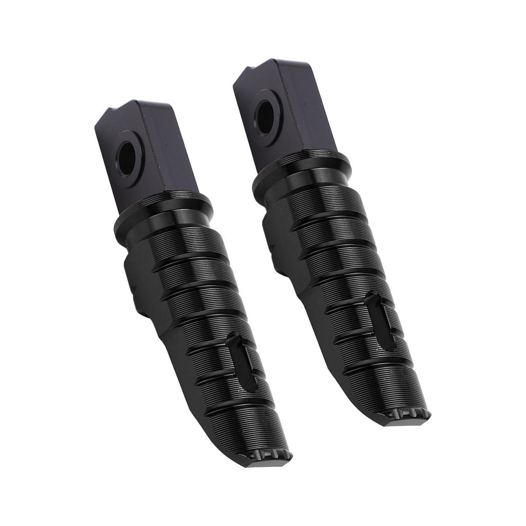 2pcs Motorcycle Front Footpeg Footrest T6063 Aluminum Alloy Anti Slip Rustproof Replacement for Aprilia GPR125
