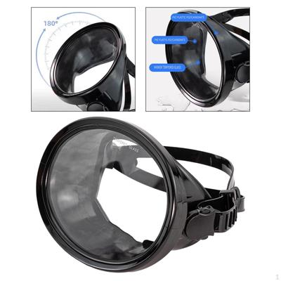Single Lens Diving Mask Snorkeling Leakproof Anti Fog Eyewear Swim Dive for