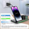 Magnetic Foldable 3-in-1 Wireless Charger for Fast Charging Apple, Samsung, Huawei, Xiaomi