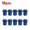 10Pcs T5 Car Dashboard Side Switch LED Light Colorful Bulbs Cars Interior Brightness 12V Instrument Lamp Auto Accessories