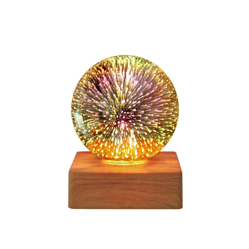 

Night Light Starry Sky Star Heart Colorful Atmosphere Multiple USB Table Desk Lamp Ball Home Bedroom Decoration Christmas Gift